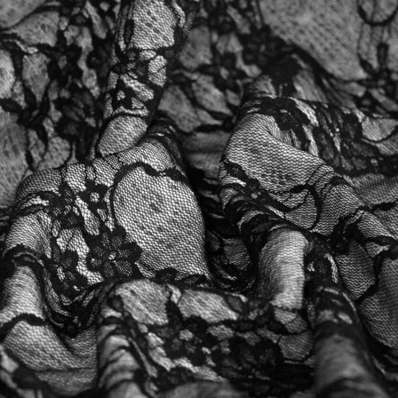 

Шерстяная эластичная трикотажная хлопчатобумажная ткань, мягкая модная композитная кружевная вышивка с килем, одежда «сделай сам», продается по дворам, материал