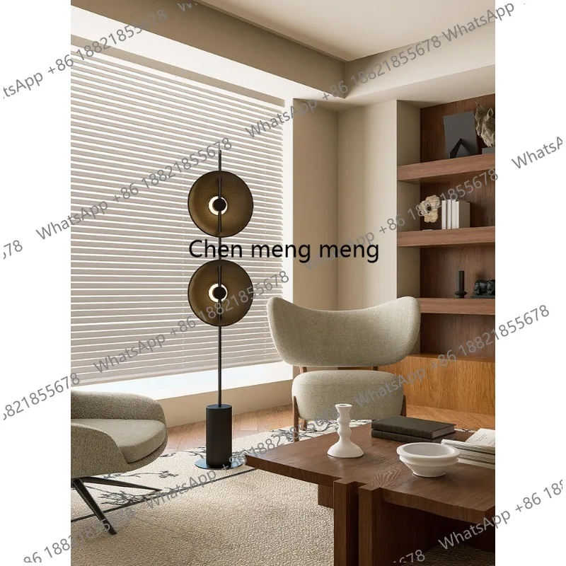 

Floor lamp living room sofa corner advanced sense light luxury medium retro style art atmosphere
