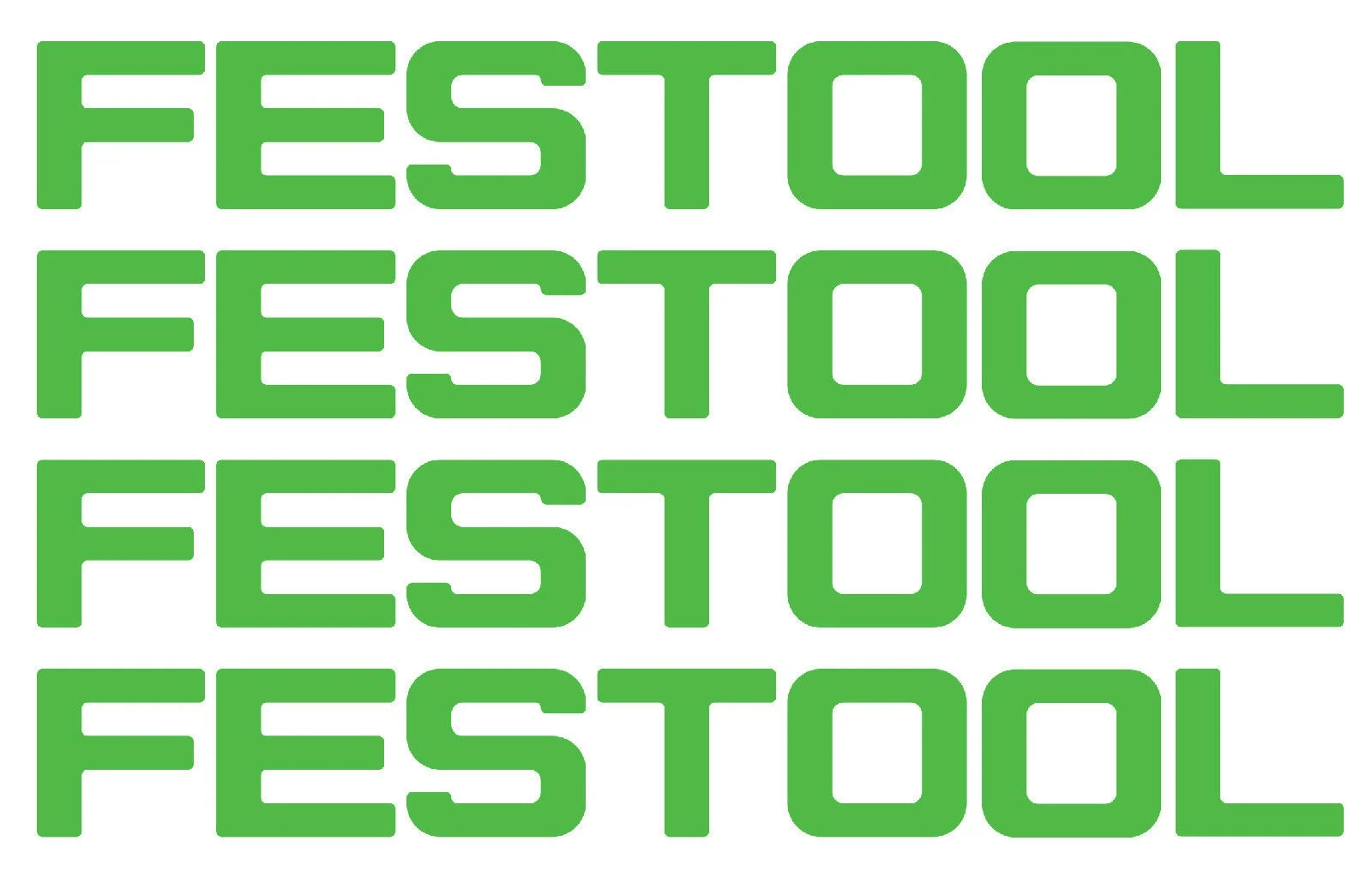 For 4X Window Car Vinyl Decals  Stickers FESTOOL TOOLS 12