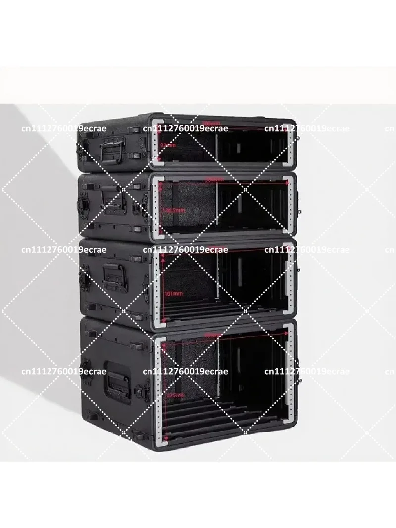 Plastic Tool Box Storage Organizer Case for Microphone Audio Equipment Amplifier