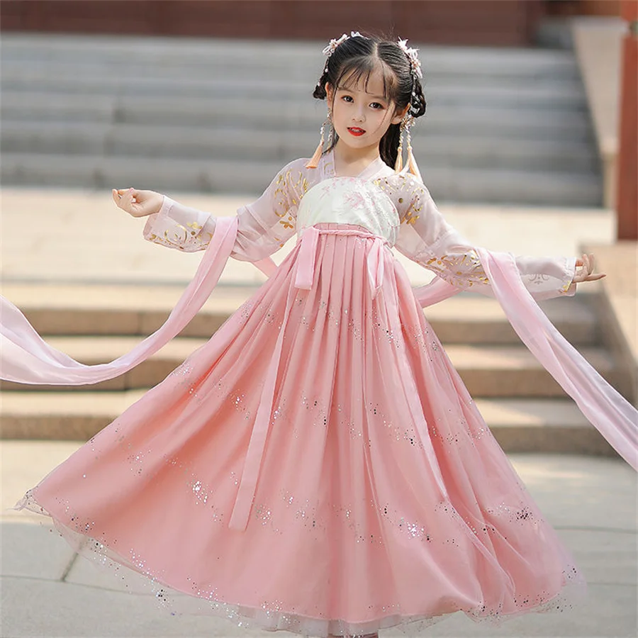 nouvelle-robe-hanfu-pour-filles-costume-de-printemps-automne-pour-enfant-robe-de-demoiselle-d'honneur-robe-de-princesse-tang-a-fleurs-de-cerisier-style-chinois-traditionnel-pour-enfants