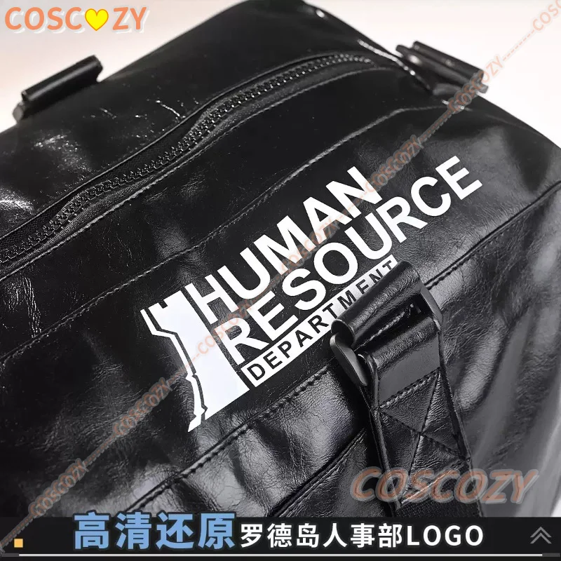 IN STOCK Game Arknights Cosplay Operator Search Large-capacity PU Leather Zipper Diagonal Travel Messenger Bag 47x23x21cm