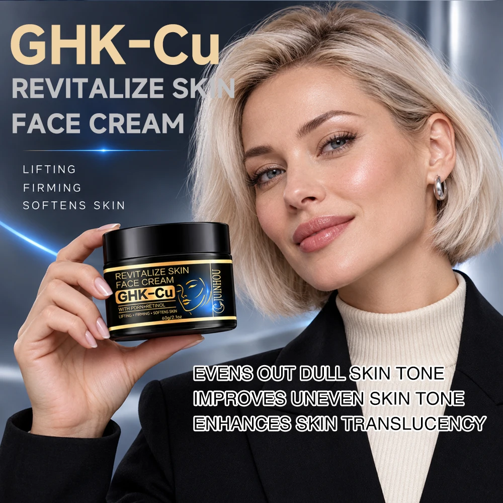 JUINHOU Face Cream GHK-Cu PDRN Moisturizer Soothes Skin Smooth Texture Hydrating Facial Cream Daily Skin Care & All Skin Types