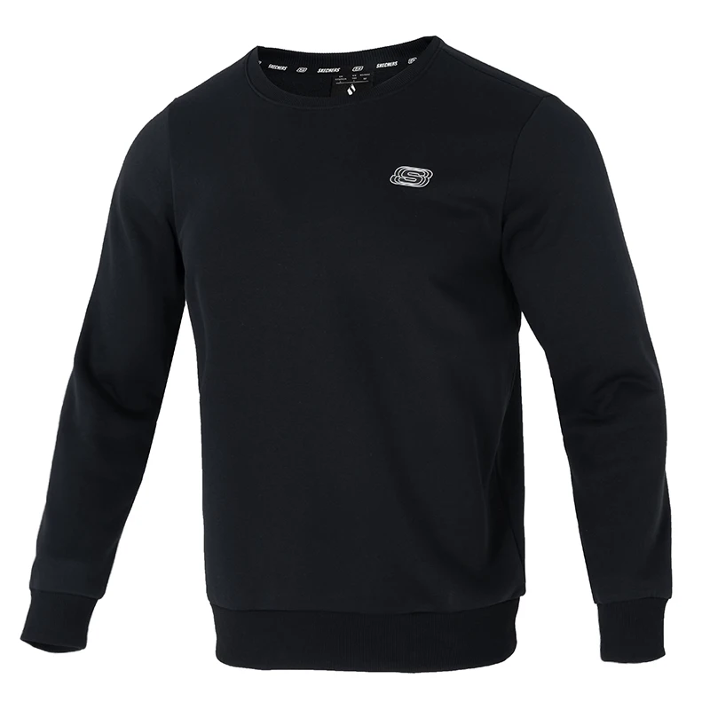 

Толстовка Skechers с круглым вырезом и флисом, удобный и свободный пуловер унисекс, топ для бега для занятий спортом на открытом воздухе Fhl422U130-0018