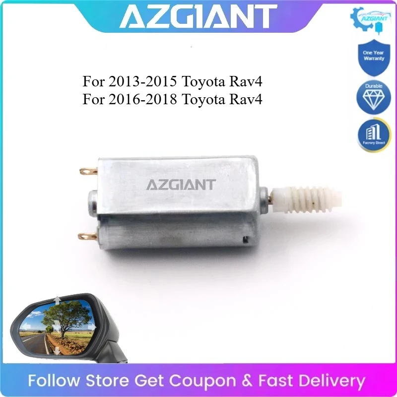 

AZGIANT for 2013-2018 Toyota Rav4 Car Side Rearview Mirror Adjust Actuator Repair Inner Motor Original Parts Durable Replace DIY