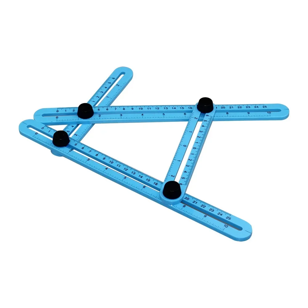 分度器マルチ角度定規テンプレート 4 折りたたみ角度測定ツールレンガタイル木製コーナー製品折りたたみ定規