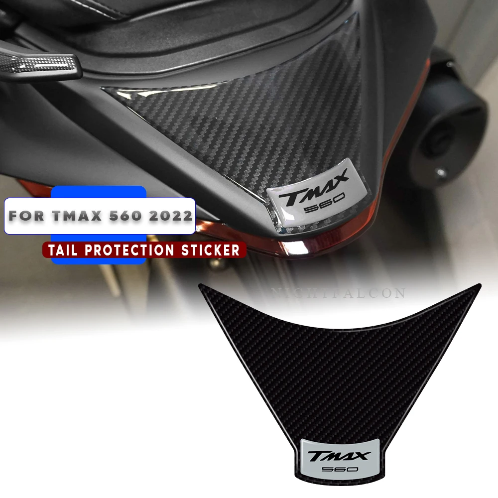 

tail protection Sticker 3D Tank pad Stickers Oil Gas Protector Cover Decoration For yamaha tmax 560 2022