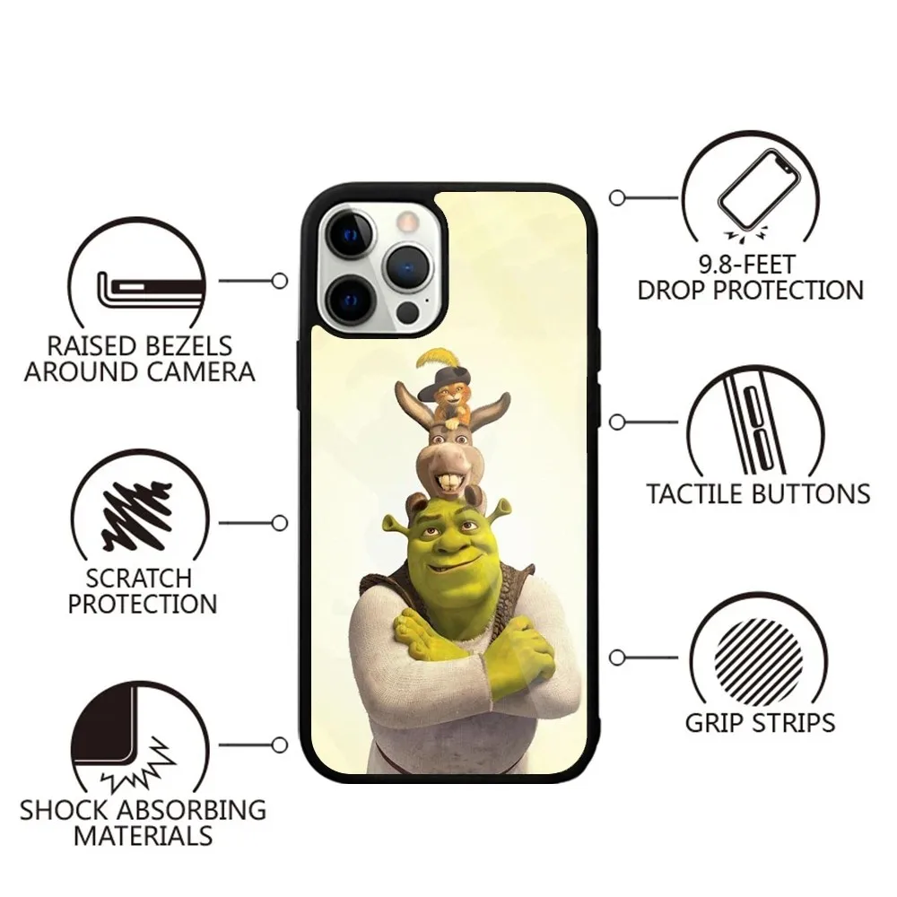 S-Shrek Beast K-Kingdom movie Phone Case For iPhone 15,14,13,12,11,Plus,Pro,Max Mini Magsafe Magnetic Wireless Charging