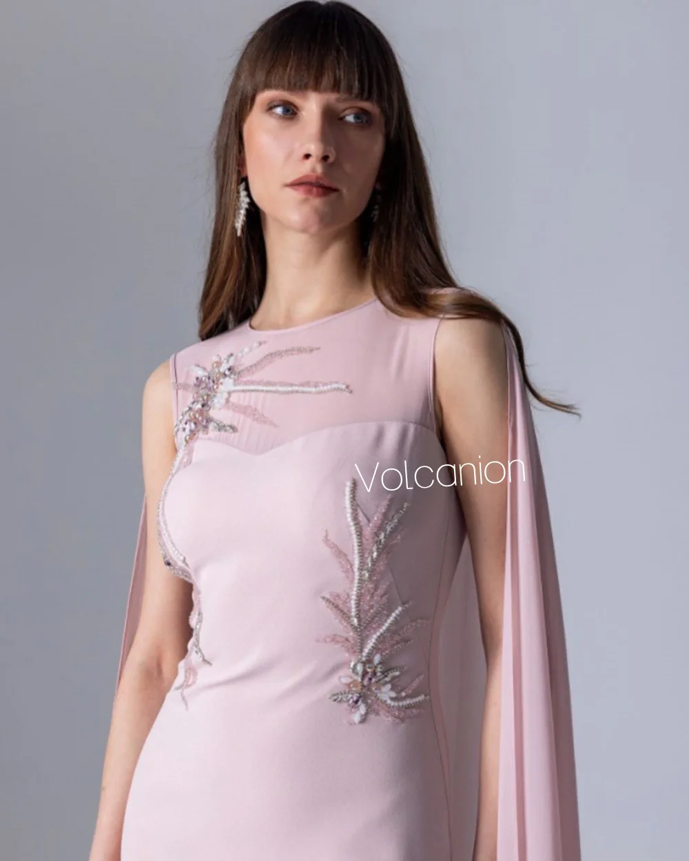 تخصيص الشيفون نمط سطر س الرقبة فساتين طويلة مناسبة مخصصة مساء عارضة أحجام بسيطة المتاحة