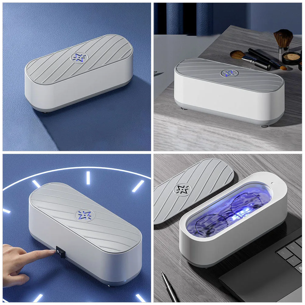 

Ultrasonic Jewelry Cleaner Multi Functional Machine Deep Cleans Every Glasses Accessories Durable Reliable