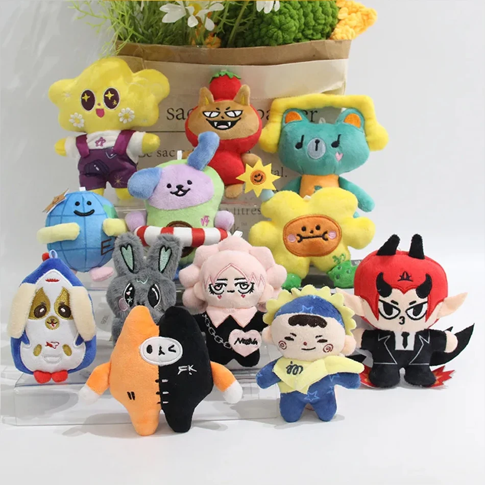 

Hot Thailand GMMTV CP Plush Keychain Cartoon Cute Filling Pendant JAIDEE BABII WIN ForceBook AouBoom Fans Birthday Gift In stock