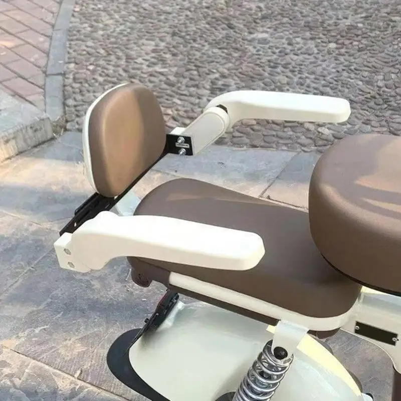 31BC Adjustable Child Safety Handrail For E Bike Rear Sturdy ABS Structure Foldable Kids Protective Armrest Fit Most Electric