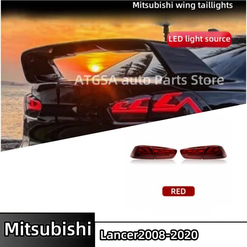 

Задние фонари для Mitsubishi Lancer и EVO X, новые модернизированные светодиодные задние фонари 2008-2020, неразрушающая установка