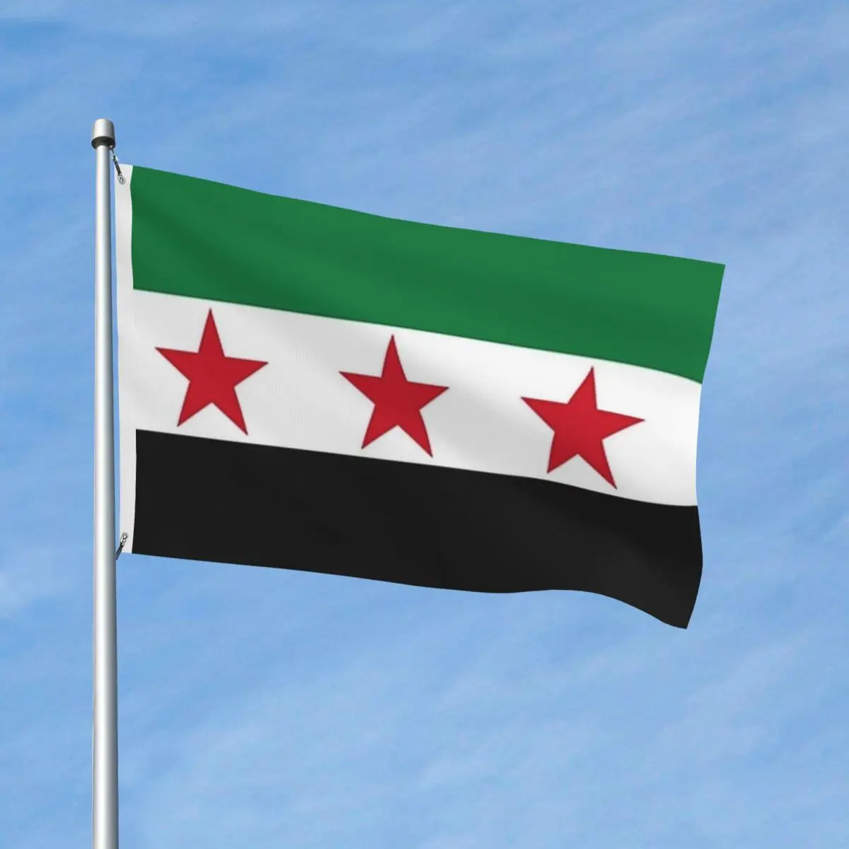 Syria Flag I Love Syria Flag Indoor Outdoor Banner Polyester Decoration Vivid Color 2x3 3x5 4x6 FT Flags