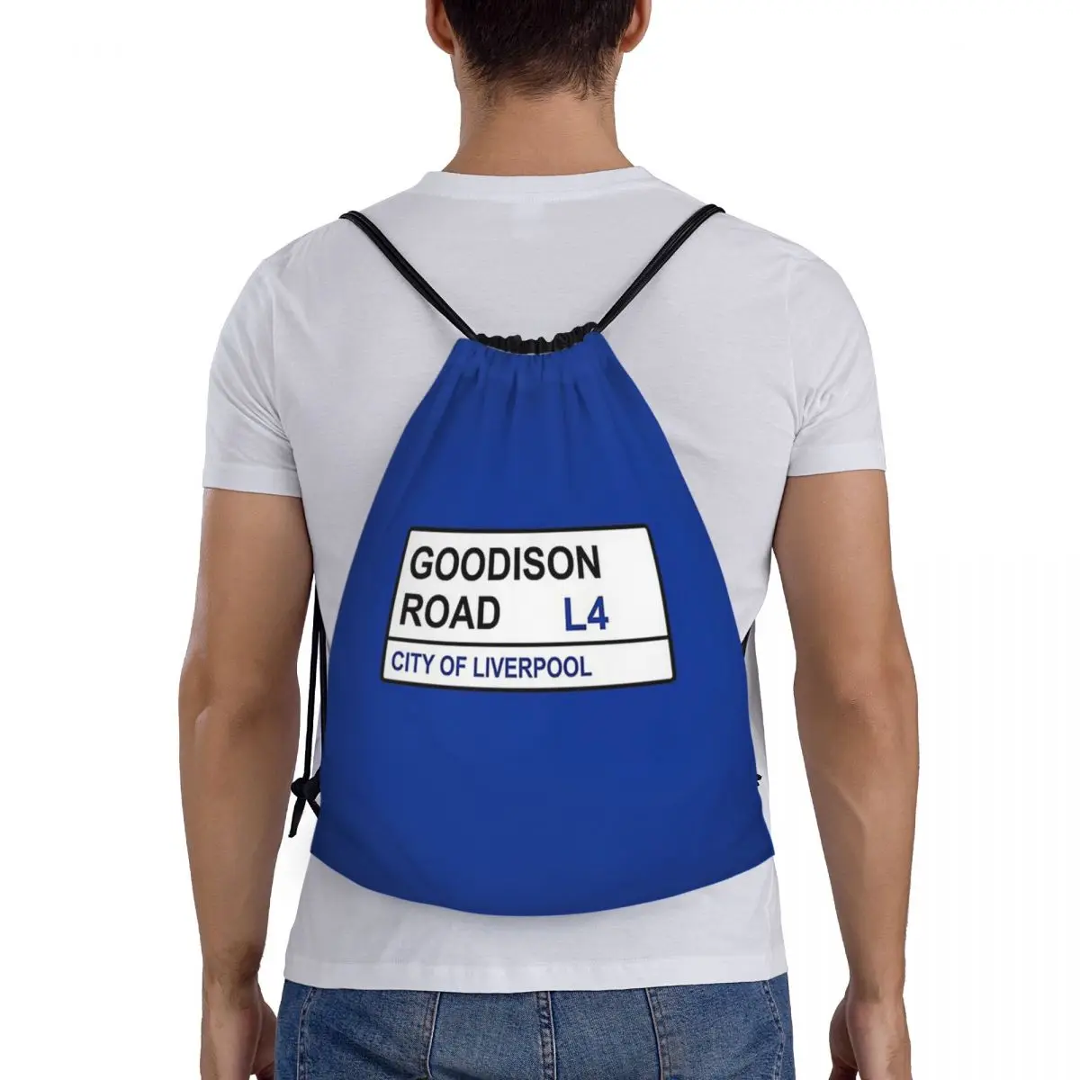 

Everton Football Team Goodison Road Street Sign Backpacks Drawstring Bundle Pocket Shoes Bag Book Bags For Man Woman Students