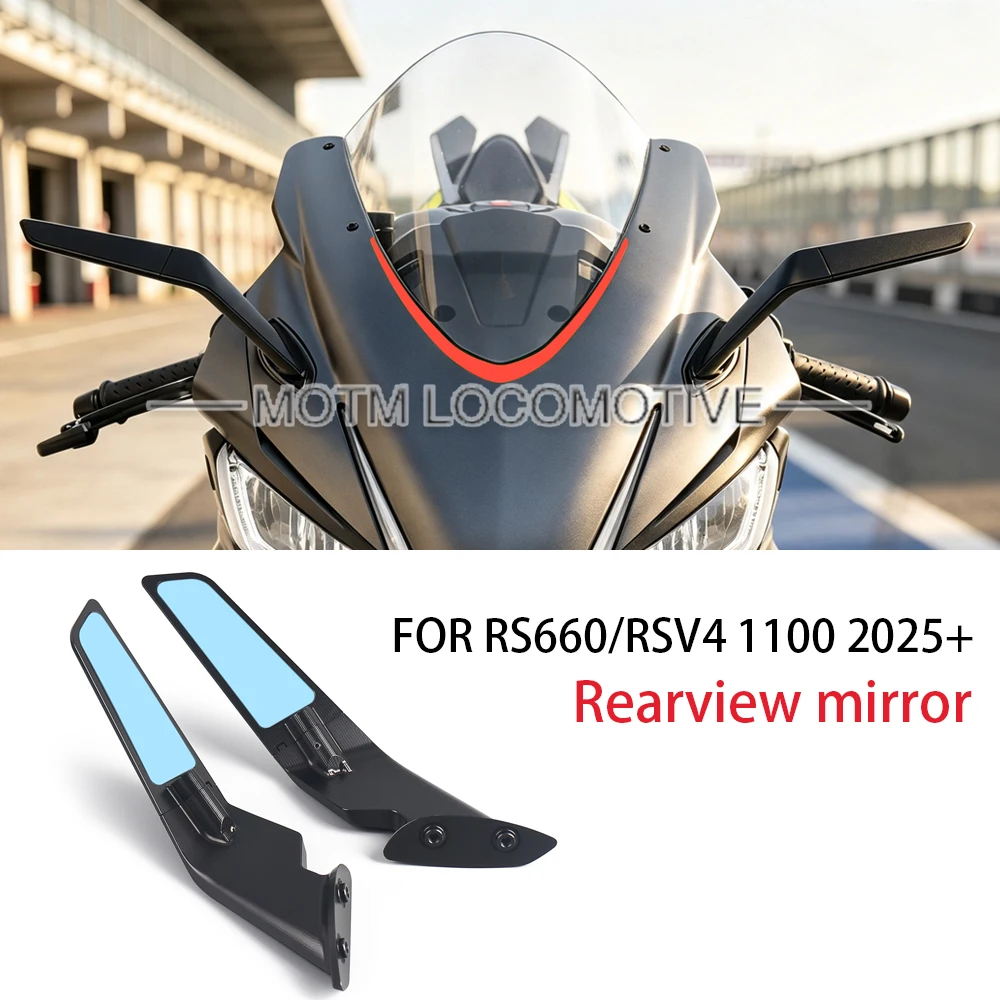 For RS660/RSV4/1100 Motorcycle Rearview Mirrors, Rotatable Accessories for Adjusting Motorcycle Rearview Mirrors 2025