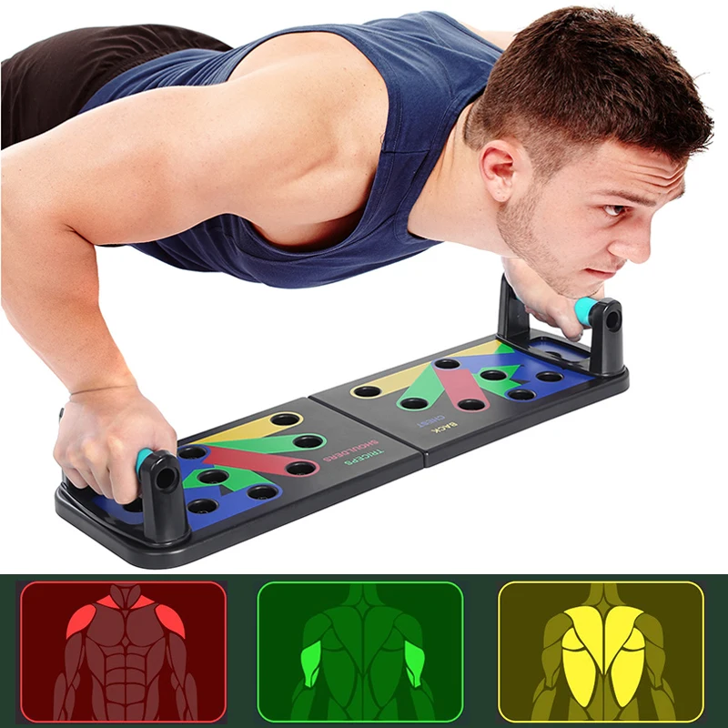 

Push Up Rack Board Sport Bodybuilding Home Gym Pectoralis Training Board Arm Strength Fitness Equipment Push-Ups Stands