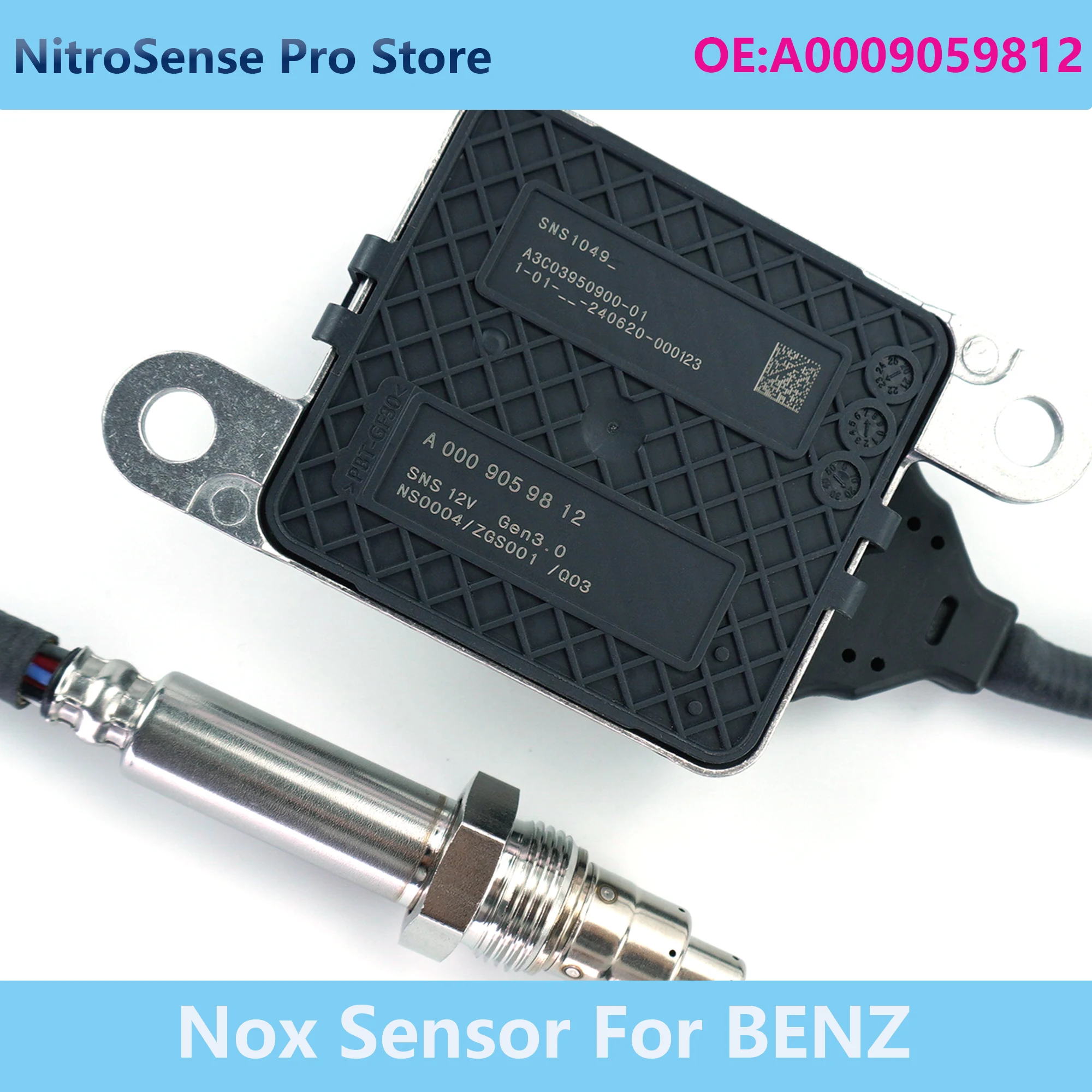 

A0009059812 0009059812 SNS1049 NEW Nitrogen Oxide Sensor For Mercedes-Benz Sprinter B907 B910 2.0 2.2 3.0 CDI Nox Sensor