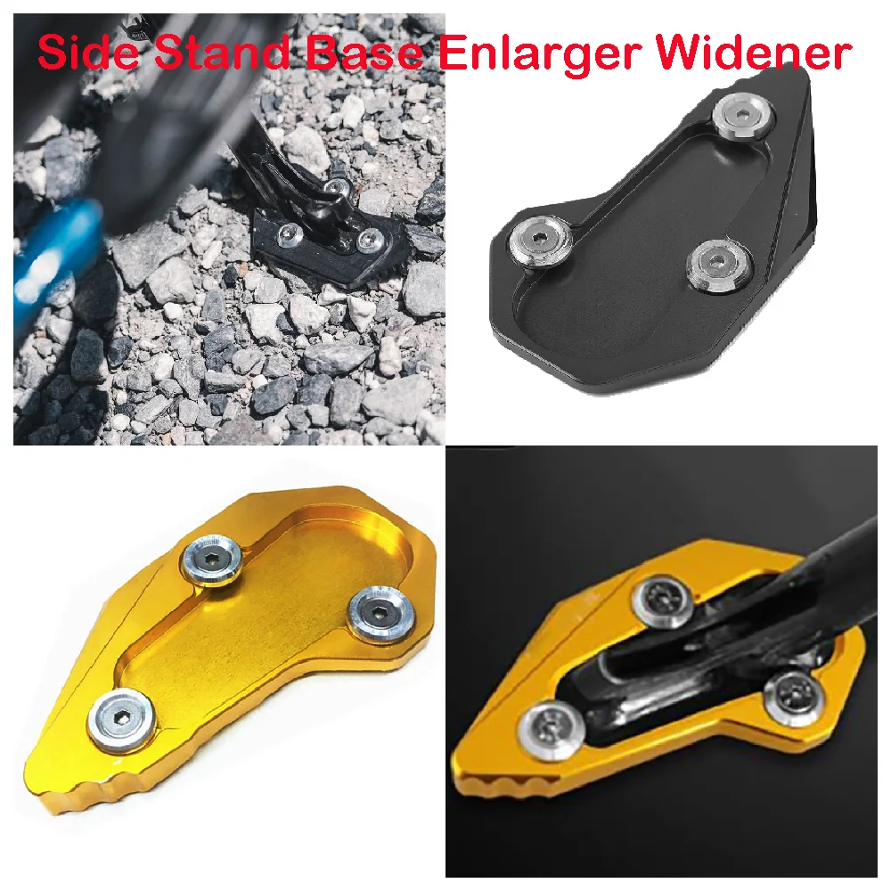 Fits for BMW R1250RS R1250R LC R1200R R1200RS ABS 2015-2024 Motorcycle Side Stand Enlarger Base Extender Extension Widener