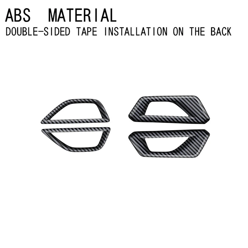 

Multi-Purpose Upgraded Car Inside Pull Handle Trim Cover Sticker Carbon Fiber LHD