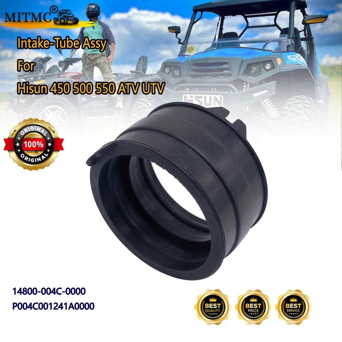 

Впускная трубка в сборе для Hisun 450 500 550 RK AXIS FORGE VECTOR SECTOR STRIKE Massimo Rural ATV UTV 14800-004C-0000 P004C001241A0000