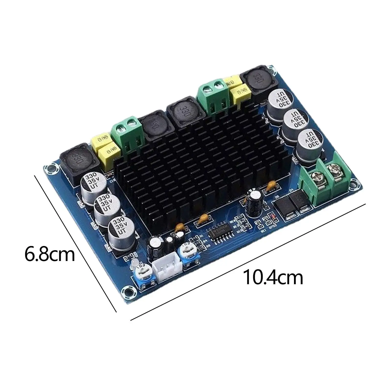 Scheda amplificatore digitale Canale 2x150W per altoparlanti fai-da-te quadrati del negozio