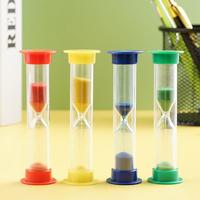 Plastic Sand Timer Small Clock Hourglass Clocks 2Minutes Sand Meter Anti Drop Small Sandglass Student Gift Desktop Decor