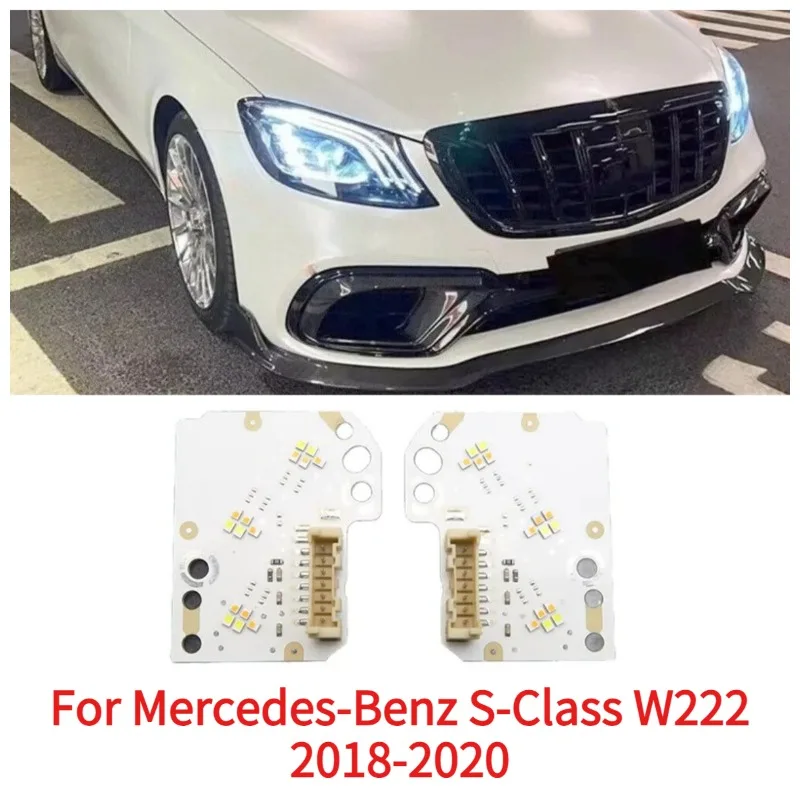 Car DRL Chip White Light 2018-2020 for Mercedes Benz W222 S Class US Version Angel Eyes Ballast Chip Daytime Running Light Chip