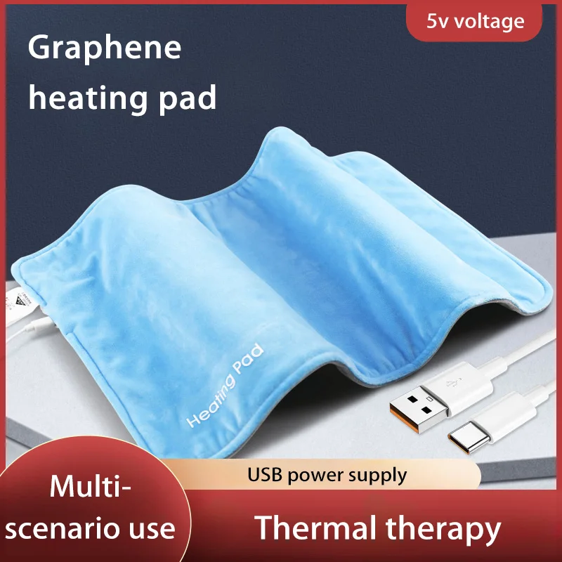 59 Inch Cable Intelligent Constant Temperature Usb 5v Electric Heating Pad Relieve Cramps Back Pain Therapy Mini Heated Blanket