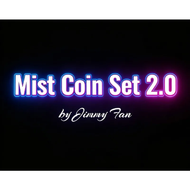 Mist Coin Set 2.0 By Jimmy Fan Close Up Magic Tricks Gimmicks Coin Magic Props Magician Professional Illusions Magia Toys Street