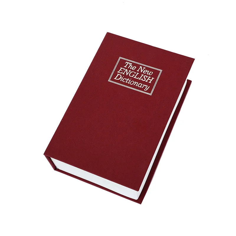 Fabricação profissional pronta para enviar mini livro de dicionário seguro - 4 cores, bloqueio de combinação. Armazenamento oculto com núcleo de aço