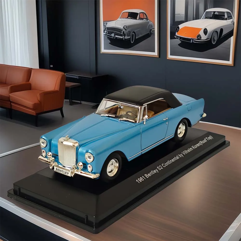 

1/43 1961 Bentley S2 Continental by Vilhelm Koren Alloy car model collection desktop decoration