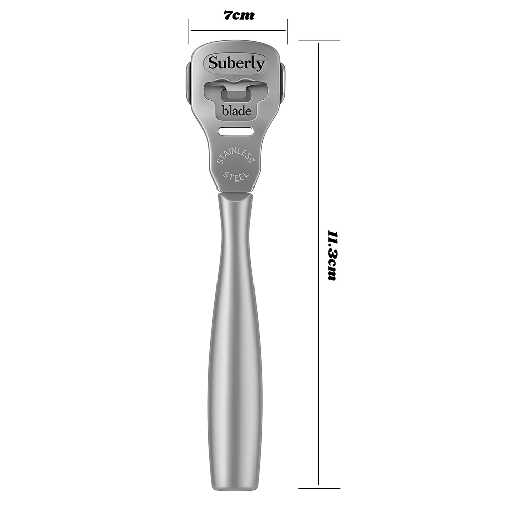 1PCS tainless Steel Pedicure Foot Hard Dead Skin Remover Cutter Shaver Trimmer Pedicure Callus Blade Body Care Tools Accessories