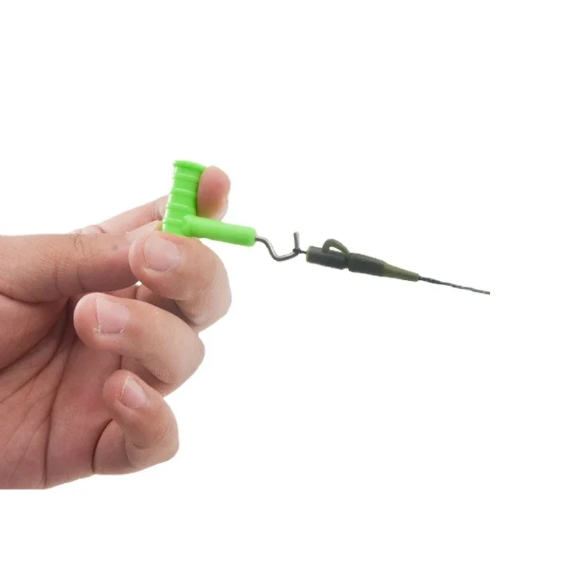 

2 Pcs Carp Fishing Hair Rig Knot Puller Heavy Duty Stainless Steel Hooklink Making Tool with Hook Accessories Tackle