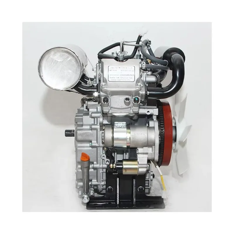 20 HP Twin Cylinder mechanical speed regulation Marine Engine Water-cooled Diesel Engine