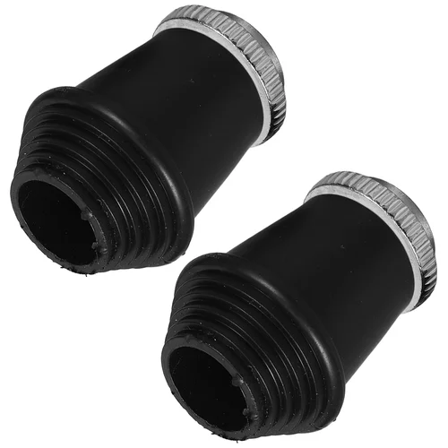 Pies de goma negros, accesorios de soporte de tambor, piezas de estante de tambor, almohadillas protectoras, herrajes para piernas de práctica, instrumentos musicales, 2 uds.