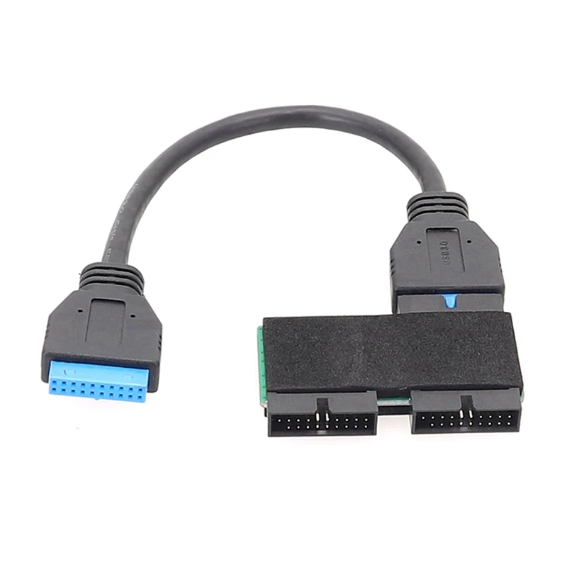 USB 3.0 19-контактный концентратор с чипом Модульный кабель Удлинительный кабель для передачи данных материнской платы