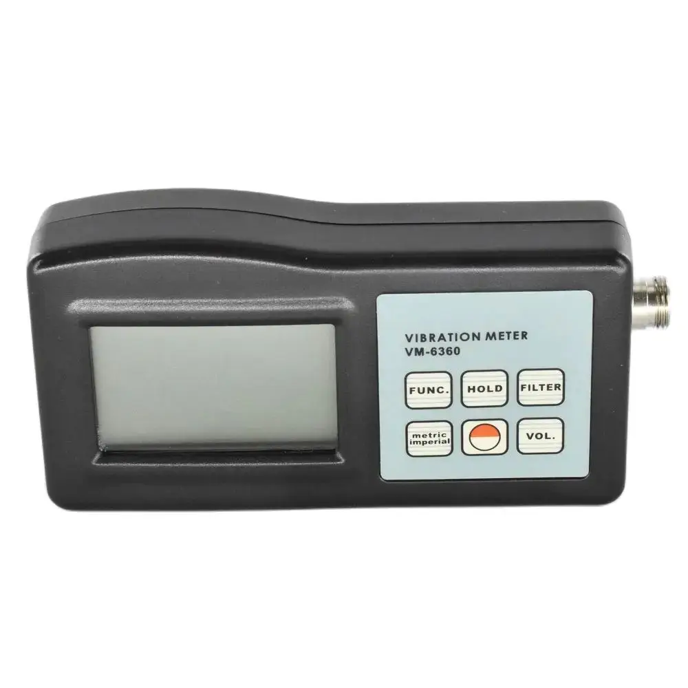 VM-6360 Digital Vibration Tester Meter Analyzer with Software and Data Cable 0.01-400mm/s True RMS Vibrometer