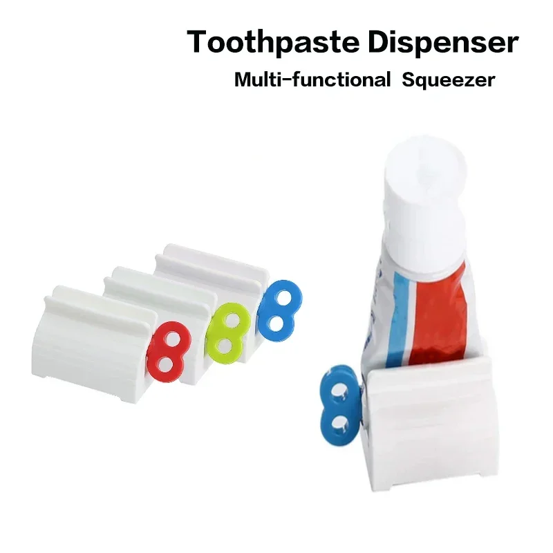 

Toothpaste Squeezer Tooth Paste Holder Oral Care Bathroom Tools Tube Cosmetics Facial Cleanser Rolling Squeezing Dispenser