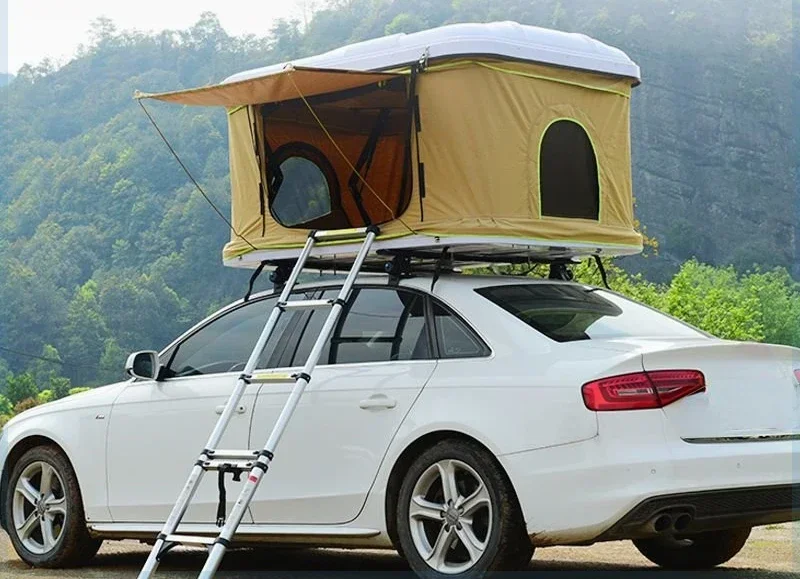 Car roof tent f bed room fully automatic outdoor self-driving tour house car tent camping without building SUV modification