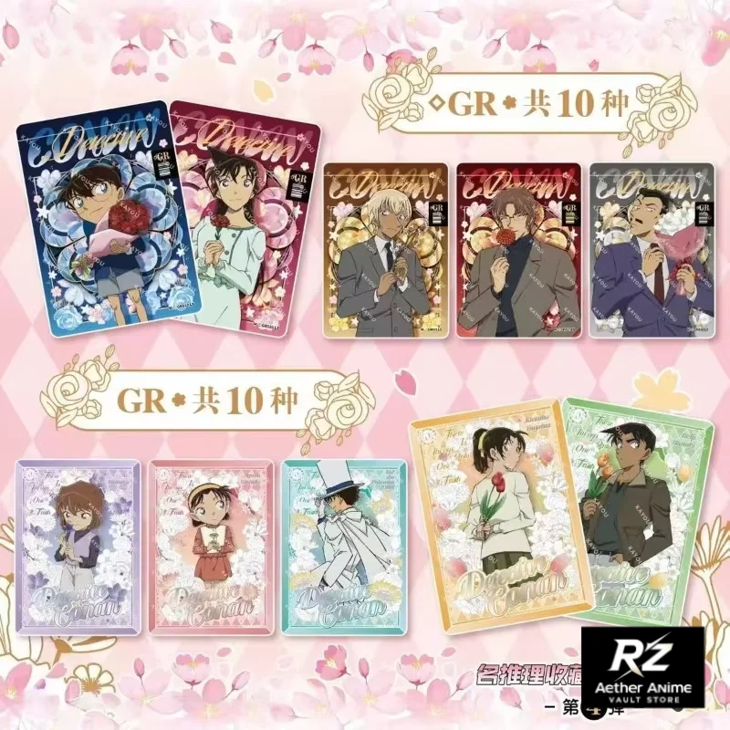KAYOU Official Detective Conan Collectible Cards Conan Edogawa Card Shadow-Seeking Pack Vol. 4 Anime Merchandise Trendy Toy