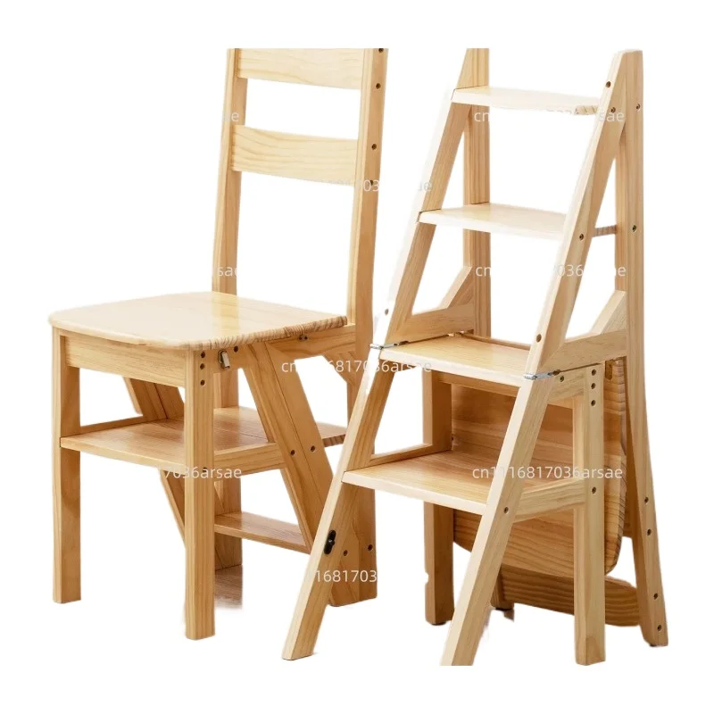 Ladder Chair Household Ladder Chair Folding Dual-use Ladder Stool Indoor Climbing Pedal Stair Multi-function