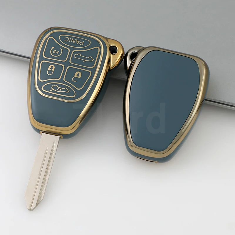 Coque de clé de voiture à distance pour Dodge pyramDurango, 6 boutons, Jeep Grand TraffFor, fusible 300, accessoires Aspen