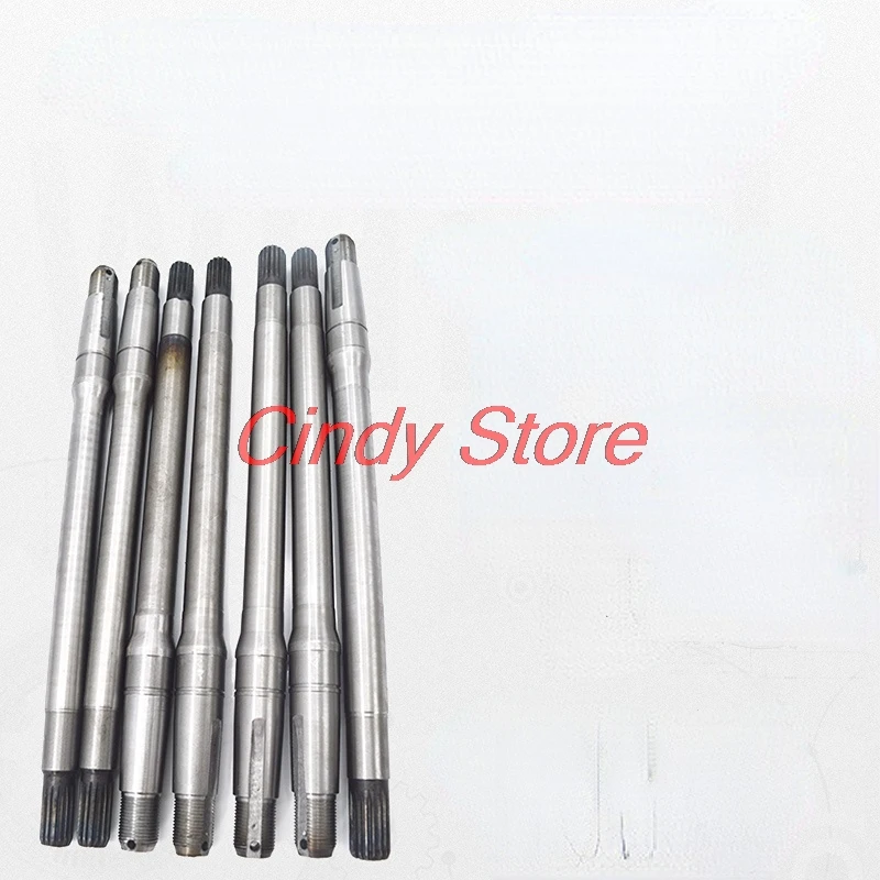 1PC Steel electric tricycle rear axle half shaft 18-tooth 9 shaft head 6205 bearing rear axle drive shaft replacement