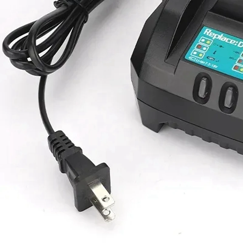 New MT Single Charge Fast Charger Is Suitable For Makita Power Tool 14.4-18V Lithium Battery Pack US-Plug Black Abs 1 Piece