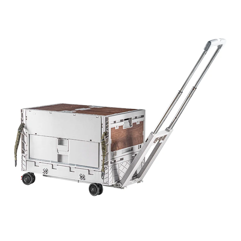 Large capacity outdoor camping folding storage box camping picnic finishing box car car trunk box storage