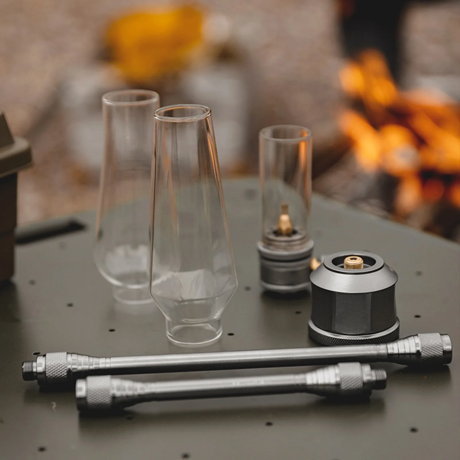Portable Camping Gas Lamp Energy Saving Gas Light Mini Candle Lamp Outdoor Tent Lantern for Home Dinner Decor Travel Hiking