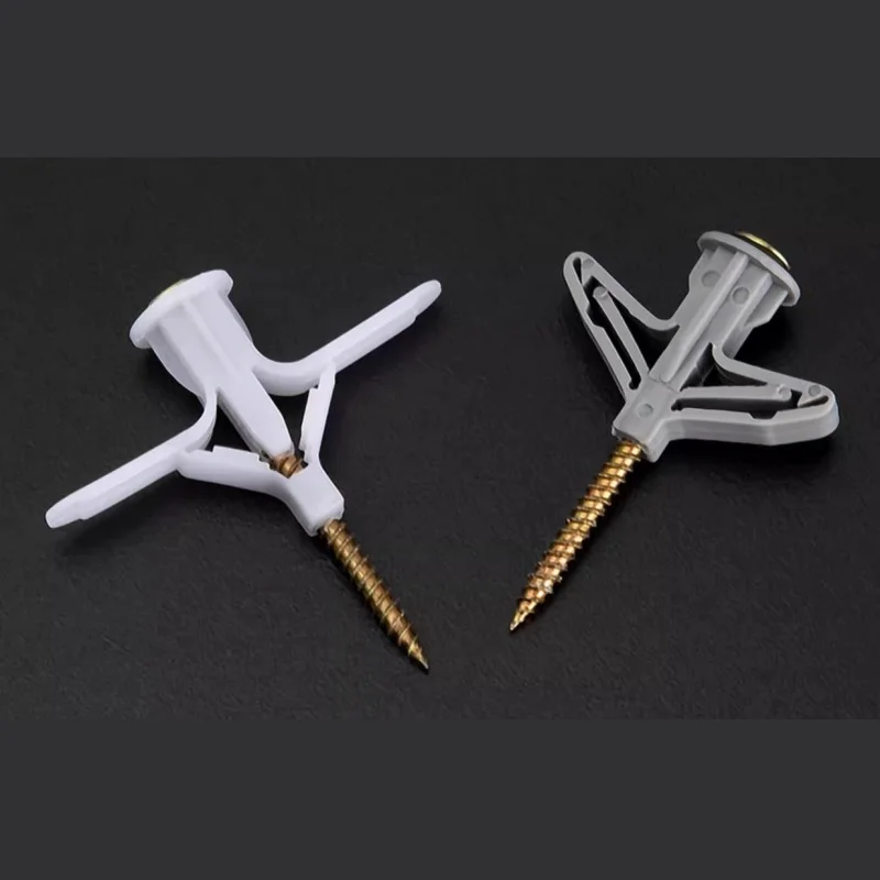 

Plasterboard Expansion Screw Tube Drywall Anchor Bolt Hollow-Wall Plug Airplane Expansion Plug Pipe Gypsum Board Anchors Fix Kit