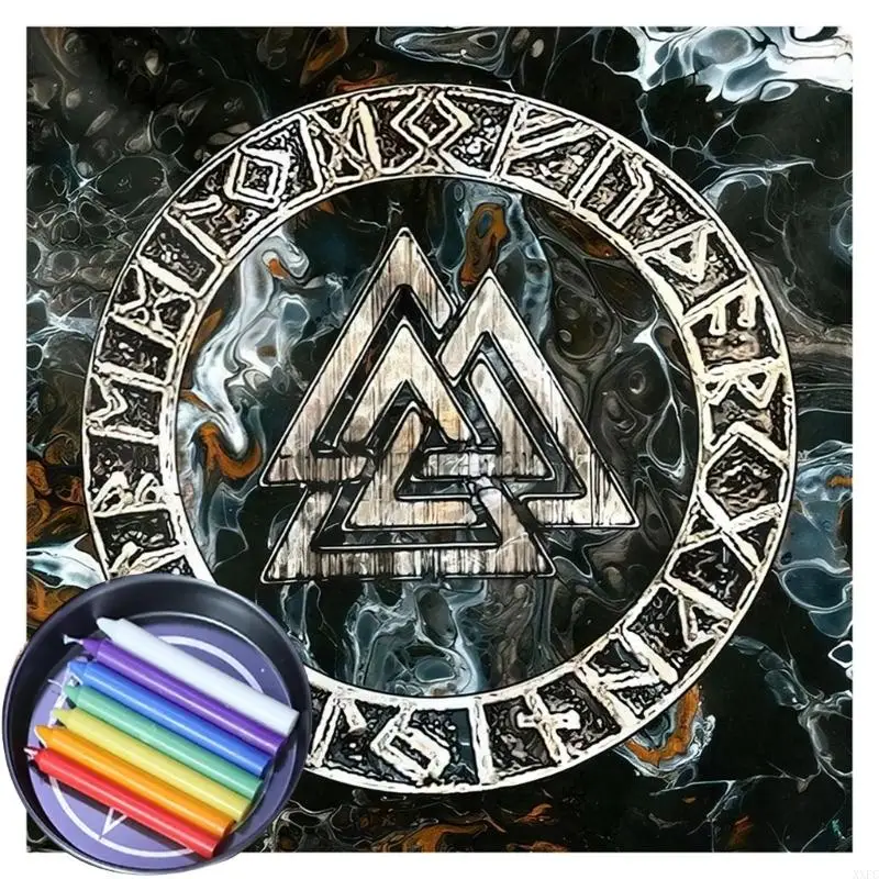 XXFC TAROTS CARDS TABTABLECLITHY TABESTRY MYSTERIOUS TLATARS ผ้าคาถาเสบียง
