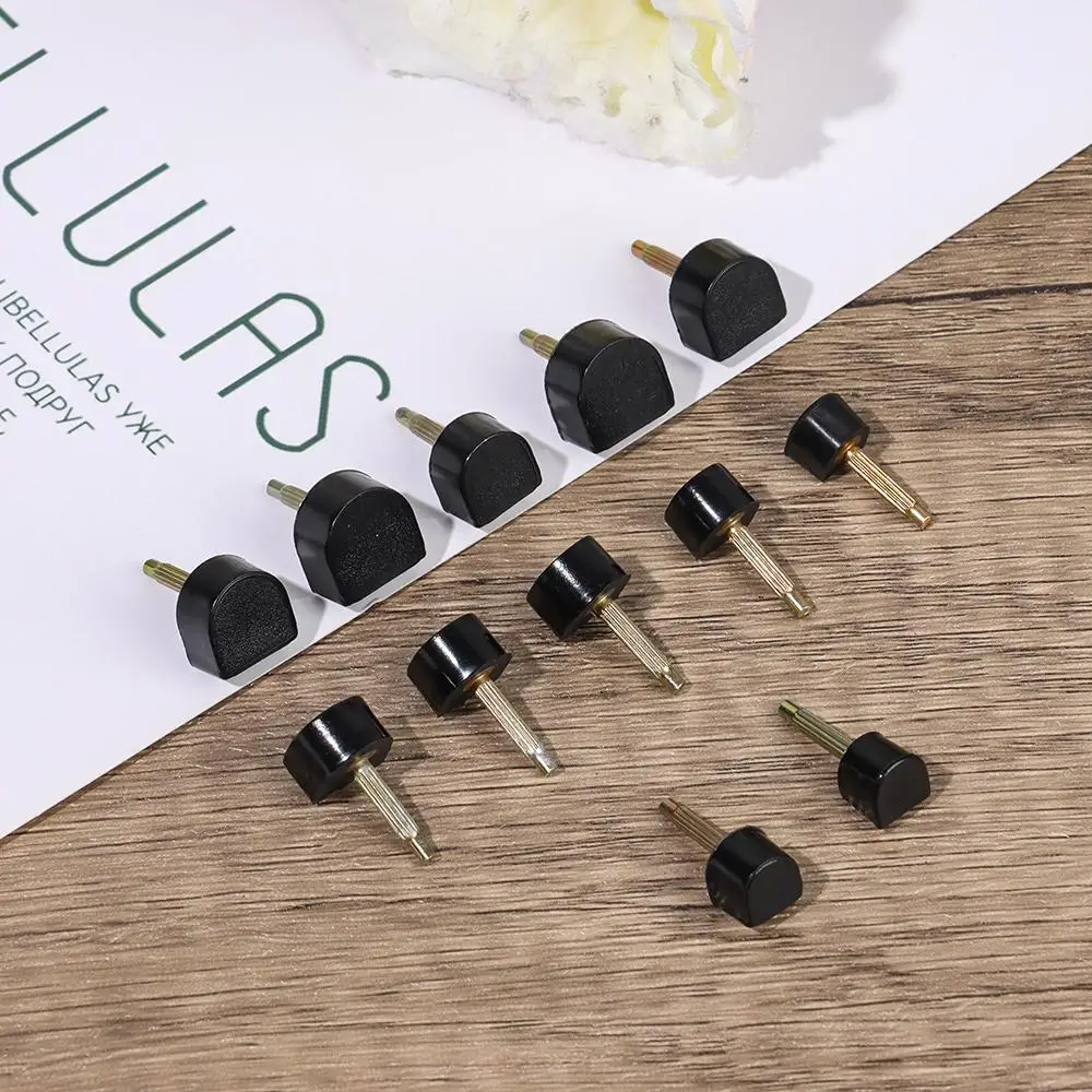 10pcs Black High Heel Nails Heel Stoppers Protect Stiletto Replacement Heels Tips High Heel Tips Taps High Heel Repair Pins